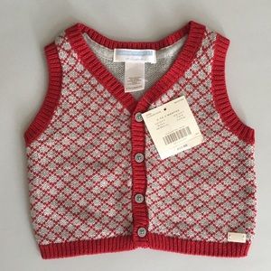 NWT Janie & Jack sweater vest